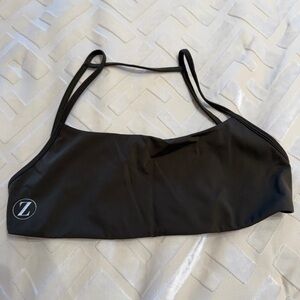 Army Green Top - Women's Strappy Sports Bra